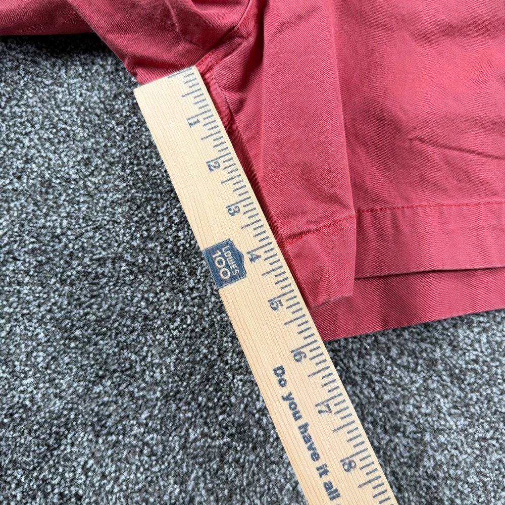 Polo Ralph Lauren Chino Shorts 33x5.5 Coral Pink Stretch Classic Fit Pony Logo - Picture 2 of 6